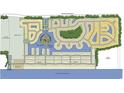Detailed map showing the layout of Waterway Palms Plantation, including phases and amenities at 168 West Palms Dr., Myrtle Beach, SC 29579