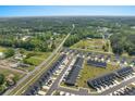 An aerial view of newly constructed homes in a well-planned residential neighborhood at 109 River Vista Way, Myrtle Beach, SC 29588