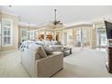 Spacious living room featuring an open floor plan and lots of natural light at 127 Willow Bay Dr., Murrells Inlet, SC 29576