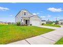 Beautiful home with lush green lawn and landscaping, complimented by a blue sky at 189 Timber Oaks Dr., Myrtle Beach, SC 29588