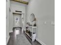 Inviting entryway featuring a console table, decorative mirror, and wooden accents at 305 Calhoun Falls Dr., Myrtle Beach, SC 29579