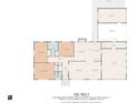 Floor plan displays a 1583 square foot home including living spaces, bedrooms, bathrooms, and garages at 153 Busbee St., Conway, SC 29526