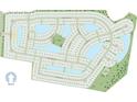 Aerial community map with streets, waterways and lot numbers, providing a sense of the neighborhood layout at 1558 Regal Fern Way, Longs, SC 29568