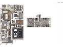 Detailed floor plan showcasing the layout of this spacious home, including bedrooms, bathrooms, and living areas at 903 Cypress Preserve Circle, Longs, SC 29568