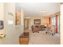 Inviting living room with plush seating, a decorative rug, and lots of natural light at 8796 Cloister Dr. # B, Surfside Beach, SC 29575
