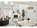 Living room and dining area featuring stylish decor and furniture at 201 N Hillside Dr. # 311-A, North Myrtle Beach, SC 29582