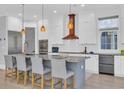 Spacious kitchen with granite countertops, designer lighting, and stainless appliances at 260 Palmetto Harbour Dr., North Myrtle Beach, SC 29582