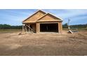 Under-construction home showcasing the framing and structure, offering a glimpse into the building process at 3597 Valley Forge Rd., Aynor, SC 29511