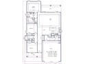 Detailed floor plan of the home, highlighting the layout of rooms, including bedrooms, bathrooms, and living areas at 3597 Valley Forge Rd., Aynor, SC 29511