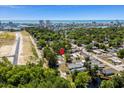 Aerial view showcasing property's proximity to the coast and its convenient location near the city at 2706 Willow St., North Myrtle Beach, SC 29582