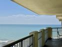 Balcony overlooking the ocean at 9994 Beach Club Dr. # 2403, Myrtle Beach, SC 29572