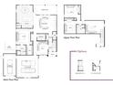 Detailed floor plan showcasing the layout of this home's main and upper levels at 1061 Edenton Dr., Calabash, NC 28467