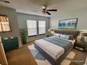 Bright bedroom with modern furnishings, a large bed, and soft, neutral tones at 109 Old Town Way # 4, Myrtle Beach, SC 29588