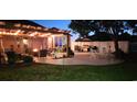 Backyard with patio and outdoor furniture, showing the perfect space for entertaining and relaxation at 1717 Perdiz Covey Ct., Myrtle Beach, SC 29588