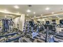Well-equipped gym with various exercise machines and mirrored walls at 2710 N Ocean Blvd. # 804, Myrtle Beach, SC 29577