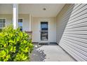 Inviting front entrance with decorative door and charming welcome mat at 381 Winslow Ave., Myrtle Beach, SC 29588