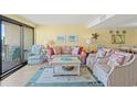 Cozy living area with lots of seating at 645 Retreat Beach Circle # A-2-C, Pawleys Island, SC 29585