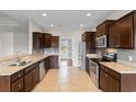 Modern kitchen boasts granite countertops, stainless steel appliances, and ample cabinet space at 4067 Ridgewood Dr., Conway, SC 29526