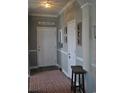 Cozy hallway features neutral paint and elegant trim, and decor at 500 Wickham Dr. # 1070, Myrtle Beach, SC 29579