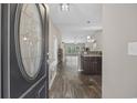 Inviting entryway with views of the open-concept living area, dining space, and stylish decor at 103 Teal Ct., Myrtle Beach, SC 29588