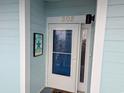 Entrance to unit with a starfish decoration at 407 24Th Ave. N # 302, North Myrtle Beach, SC 29582