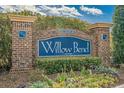 Willow Bend community sign with brick pillars, landscaping, and attractive street marker at 6253 Catalina Dr. # 422, North Myrtle Beach, SC 29582