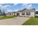 A row of single-story homes with well-maintained lawns and long concrete driveways at 663 Culmen Ct., Myrtle Beach, SC 29588