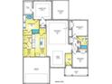 Detailed floor plan showcasing the layout of the home's main level, including the owner's suite at 1033 Jase Dr., Longs, SC 29568