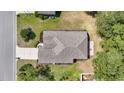 Overhead view of a single-Gathering home featuring a well-kept roof and driveway at 205 Carriage Lake Dr., Little River, SC 29566