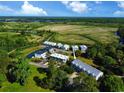 Aerial shot showcasing the beautiful community and serene natural surroundings with waterfront views at 80 Landing Dr. # 80, Pawleys Island, SC 29585