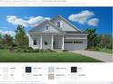 Charming one-story home with light blue siding, white trim, a cozy front porch, and a well-manicured lawn at 2037 Comradery Way, Murrells Inlet, SC 29576