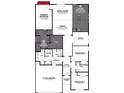 Detailed floor plan showcasing the layout of the house, including bedrooms, kitchen, and living spaces at 8635 Farrier Dr., Myrtle Beach, SC 29588
