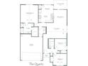Detailed floor plan showcasing three bedrooms, two bathrooms, kitchen, dining room, and living room at 930 Padgett Lane, Conway, SC 29526