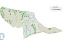 Community map showcasing current and future phases of development with numbered plots and green areas at 4838 Hopespring St., Myrtle Beach, SC 29579