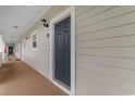 Hallway with a front door, light fixture and carpeted walkway at 6253 Catalina Dr. # 433, North Myrtle Beach, SC 29582
