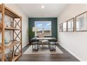 Well-lit home office with a view and stylish decor, perfect for productivity at 391 Acosta Circle, Conway, SC 29527