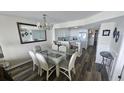 Dining area adjacent to the kitchen with seating for six at 102 N Ocean Blvd. # 405, North Myrtle Beach, SC 29582