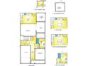 Detailed floor plan showing the layout of the main level, including the kitchen, great room, and owner's suite at 3129 Tiger Tail Rd., Conway, SC 29526