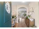 Inviting foyer with wood floors, archway, and decorative accents at 388 Hillsborough Dr., Conway, SC 29526