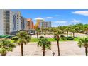 Ample parking available at the property surrounded by palm trees at 7100 N Ocean Blvd. N # 321, Myrtle Beach, SC 29572
