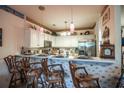 Eat-in kitchen bar with seating and decoratively trimmed walls at 1058 Sea Mountain Hwy. # 3-201, North Myrtle Beach, SC 29582