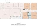 Detailed floorplan showcasing the layout of the home, including room dimensions and the location of key features at 2415 Magnolia Lane, Little River, SC 29566
