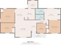 Layout showing a 1473 sq ft floor plan of a home with labeled rooms, dimensions and total square footage at 4300 Crows Nest Ct., Myrtle Beach, SC 29579
