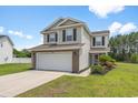 Charming two-story home featuring a spacious two-car garage and a well-maintained lawn in a Gathering-friendly neighborhood at 4603 East Walkerton Rd., Myrtle Beach, SC 29579
