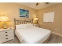 Comfortable bedroom featuring a queen-sized bed, neutral tones, and coordinated furnishings creating a relaxing space at 100 North Beach Blvd. # 1511, North Myrtle Beach, SC 29582