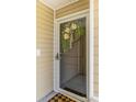 Charming front door with a decorative wreath, offering a warm welcome to guests and residents alike at 2020 Willow Run Dr. # D, Little River, SC 29566