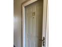Close-up of the unit door, number 15, in a light neutral color at 4107 Pinehurst Circle # Dd-15, Little River, SC 29566