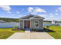 Charming single-story home featuring landscaped yard, concrete driveway, and neutral exterior paint at 924 Akron St., Conway, SC 29526