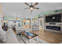 Inviting open floor plan combines living, kitchen, and dining areas, perfect for entertaining at 990 Chateau Dr., Conway, SC 29526