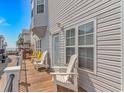 Relaxing deck area with comfortable seating, perfect for enjoying outdoor views and fresh air at 6001-1168 S Kings Hwy., Myrtle Beach, SC 29575